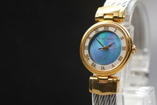 [Near MINT] PHILIPPE CHARRIOL St-Tropez 22mm Blue White Dial Qz Women's Watch picture