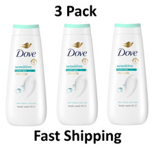 (3 Pack) Dove Body Wash Sensitive Skin Gentle Hypoallergenic All Skin, 11 fl oz picture