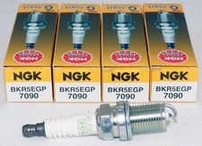 Set of 4 NGK 7090 G-Power Nickel Performance Spark Plugs BKR5EGP picture
