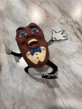 Vtg. 1987 California Raisin Fingertronic Puppet Tux. w/Blue Bowtie picture