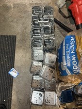 42 - 4x4 Combo Electrical Boxes, 50 4x4 Square Extension Boxes , 3 Boxes Ideal picture
