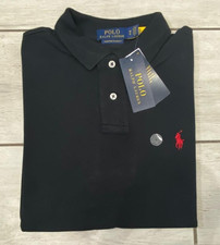 NWT Polo Ralph Lauren Men’s Custom Slim Fit Mesh Polo Shirt - Black ,Gray  S-2XL picture