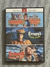 Ernest Goes to Camp Scared Stupid and Goes to Jail DVD Triple Feature New Sealed picture