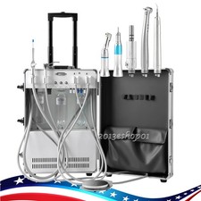 FDA Dental Unidad de entrega portatil móvil Compresor de aire Succión 4Hole picture