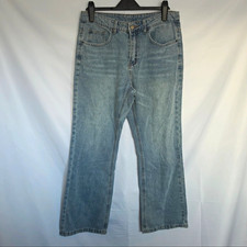 Manfinity/Shein - Men's Light Wash Blue Straight Leg Denim Jeans - Size S picture