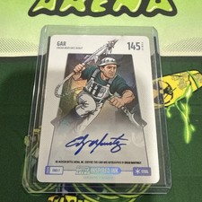 Bo Jackson Battle Arena Gar Silver Steel Inspired Ink Auto Edgar Martinez picture