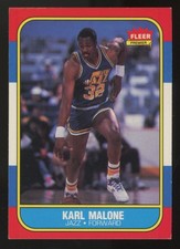 1986-87 Fleer Premier Karl Malone RC #68 VG-EX picture