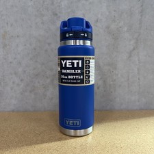 YETI Rambler 26 oz Bottle Flip Chug Cap Royal Blue Stainless Steel JUST RELEASED picture