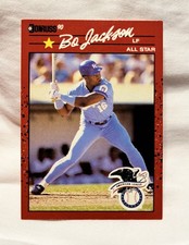1990 Donruss Bo Jackson #650 Baseball Card. Error. No “.” After INC. RARE picture