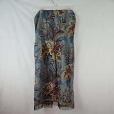Mica women's size 14 Tapestry Dress Beaded Fringe Strapless Vintage 90's picture