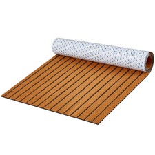 Uimoso EVA Foam Boat Decking Sheet Faux Teak Yacht Marine Flooring 94.5x35.4