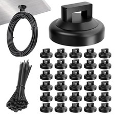 130 Pcs Magnetic Cable Zip Tie Mounts(30 Strong Neodymium Magnets & 100 picture