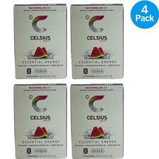 CELSIUS On-the-Go Energy Powder Packets Watermelon Ice 14 CT - 4 Pack Bundle picture