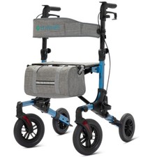10” Deluxe ELENKER All-Terrain Rollator Walker Wheelchair Stand up Medical Aid picture
