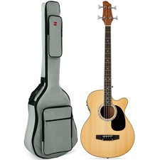 Best Choice Products Acoustic Electric Bass Guitar Equalizer Truss Rod Padded picture