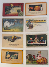 Collection 22 Rare Vintage Original Halloween 1 Thanksgiving Postcards Embossed picture