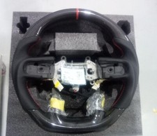Real 3K Carbon Fiber Heated Leather Steering Wheel Fit Dodge Ram TRX 2019+ picture