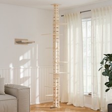 COZIWOW Cat Tree Tower Floor to Ceiling Adjustable Height Cat Climbing Tower picture