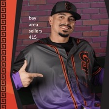 San Francisco SF Giants 9/12/26  Willy Adames Long Sleeve Jersey - Extra Large picture