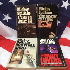 Mickey Spillane 4 Paperback Book COMBO. SEE PICTURES FOR TITLE NAMES picture