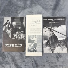 Vintage Venereal Disease Booklets 1936 Pre WW2, 99 Years Old picture