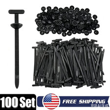 100pcs Nylon Universal Cable Tie Buckle Heavy Duty Self-Locking  picture