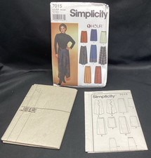 Vtg Sewing Pattern, Simplicty 7015, skirt 6-16, Uncut - ships free picture