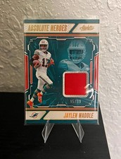 2024 Panini Absolute Jaylen Waddle Absolute Heroes Memorabilia Gold /99 AHM-JWE picture