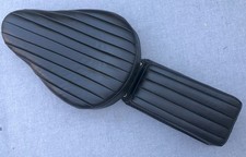 Harley Chopper Bobber Triumph Knucklehead Vintage Bates Style Real Leather Seat picture