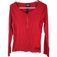 Harley-Davidson long sleeve half zip women's medium picture