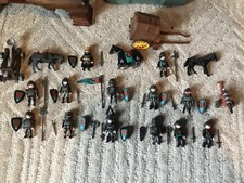 playmobil hawk falcon knights warriors soldiers horses weapons armor wagon picture