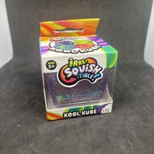 JA-RU Irre-Squish-Tible Kool Kube Purple Glitter Squishy Viral Fidget Toy NEW picture