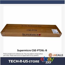 Supermicro CSE-PT26L-B 4U Rackmount Rail Kit Black Accessory picture