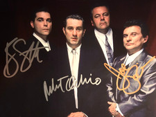 GOODFELLAS Signed (DeNiro, Pesci, Liotta) Original Autographs 8x10