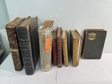 x8 Antique Vintage 1800/Early 1900 Books HC RARE Educational, Health, History picture