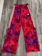 Adidas x FARM Rio Floral Snap Track Pants Women’s L NWT KD4632 Wide Leg picture