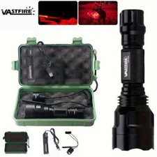 1500yards Red LED Hunting Light Predator Flashlight Torch Coyote Hog with Box US picture