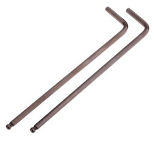 Musiclily Basic 2 Pieces 4mm Guitar Truss Rod Hex Wrench Allen Ball End Tool picture