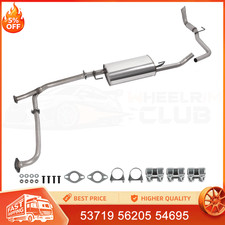 Fits 2005-2017 Nissan Frontier 4.0L Resonator Muffler Exhaust System Kit picture