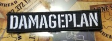 EMBROIDERED DAMAGEPLAN ROCK BAND PATCH (Please Read Ad) picture