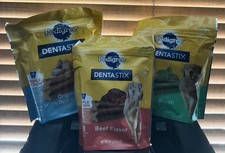 *** 3 Pack*** Pedigree Dentastix Dog Dental Treats 65 Count Large 40lb picture