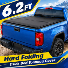 6.2FT 3-Fold Hard Tonneau Cover For 15-26 Chevy Colorado GMC Canyon Truck Bed picture
