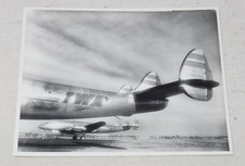 Vintage TWA Lockheed Constellation 8x10 Photo Original Whelan Stamp Tail NC86500 picture