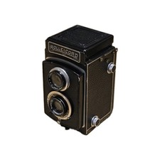 Rolleicord 1a Model 3, WORKS ~1939, Vintage TLR Camera, 120mm Film Format, Black picture