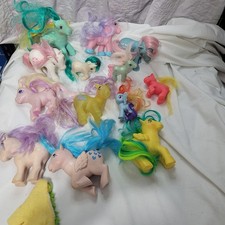 Vtg Gen 1 Hasbro My Little Pony 1980s Lot of 12 Mixed Ponies w outfit picture