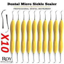 MICRO SICKLE SCALER SILICONE COATED DENTAL HAND INSTRUMENT PERIODONTAL ERGONOMIC picture