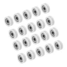 20 PCS U608ZZ Nylon Pulley U-Groove Ball Bearing 8x30x10mm U Groove Roller Wheel picture