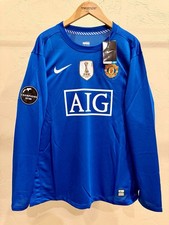 Cristiano Ronaldo Manchester United 2008/09 Long Sleeve FIFA Club World Cup Blue picture