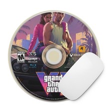 GTA VI Disc Round Mouse Pad - The Only GTA 6 