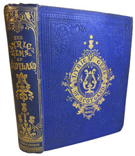 Antique Victorian Ornate Book 1856 Lyric Gems of Scotland Scottish Songs w Music picture